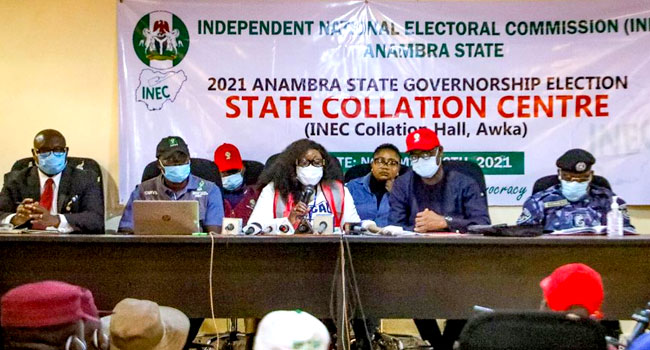 Anambra Election: INEC Suspends Collation Of Results, Announces Tuesday For Supplementary 