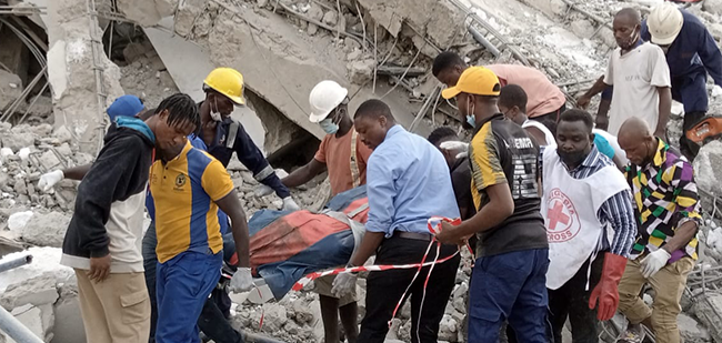 Ikoyi Building Collapse: Death Toll Rises To 22 As Rescue Operation Ongoing