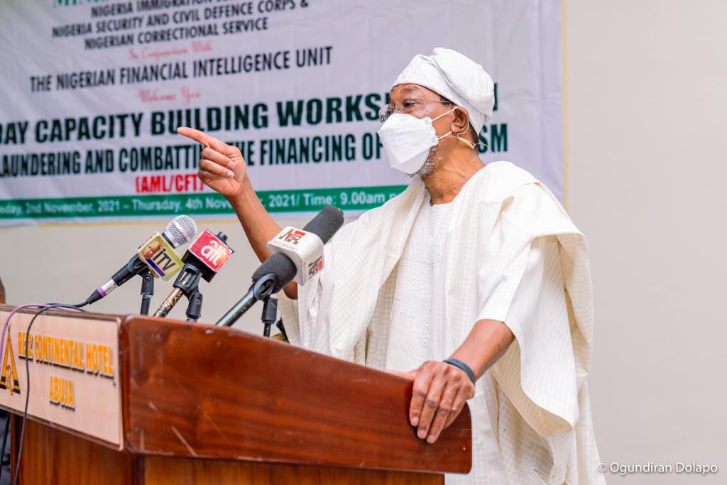 Aregbesola Wants Security Agencies To Double Up In Tackling Money Laundering, Counter Terrorism Financing