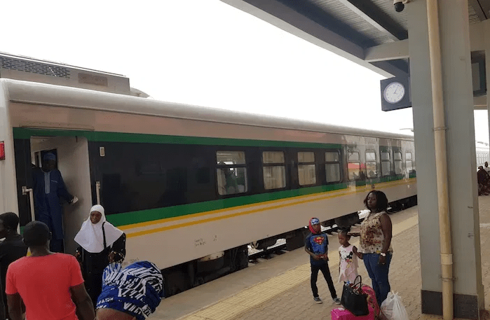 NRC Train Guts Fire On Warri-Itakpe  Track