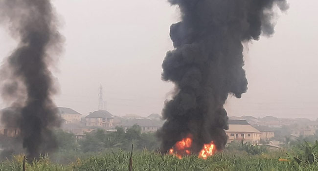 NNPC Pipeline Explodes In Lagos