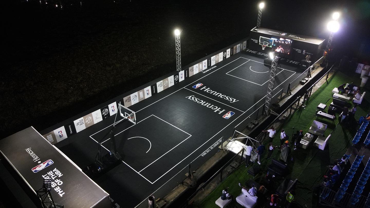 (Photos) First Floating Basketball Court In Africa Launched In Lagos OsunDefender