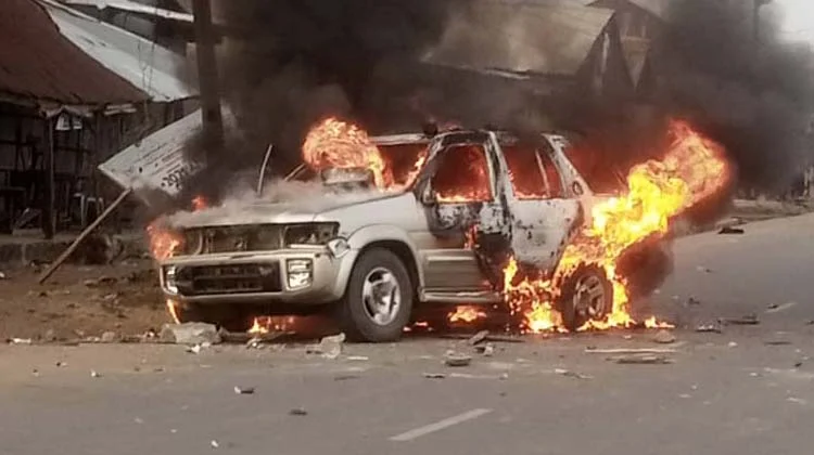 Police Confirm Two Dead, Vehicle Burnt As PDP Holds Delegates Congress In Osun