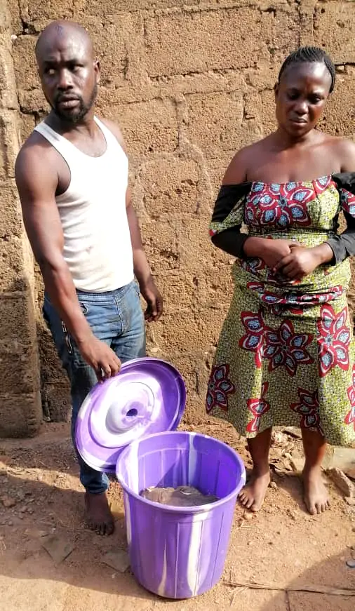 Police Apprehend  Couple With Human Fresh  Parts In Ogun