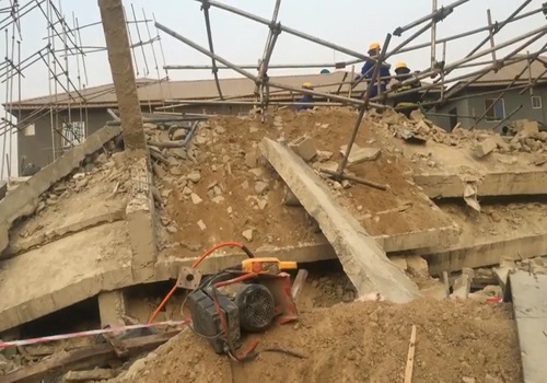 Lagos Building Collapsed: Four Dead Bodies Recovered, Developer Arrested