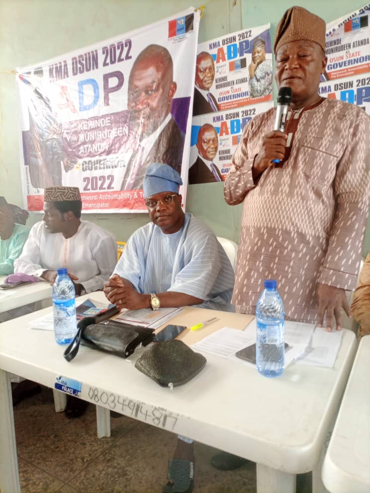 Osun 2022: ADP Elects  Barrister Kehinde As Gubernatorial Candidate