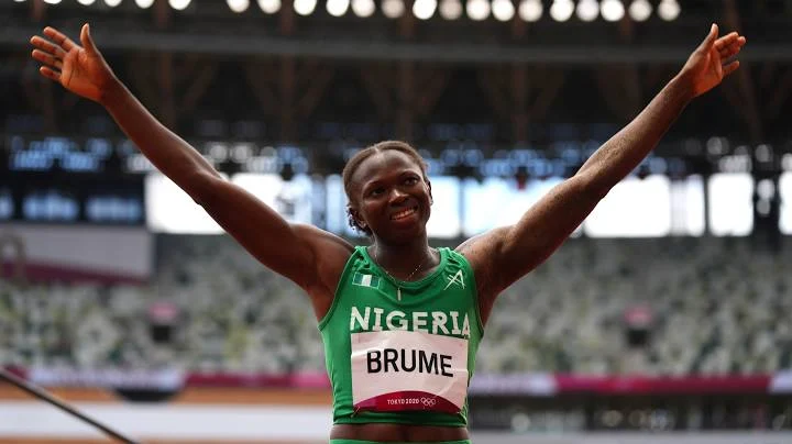 Nigeria’s Ese Brume Wins Silver At 2022 World Athletics Indoor Championships