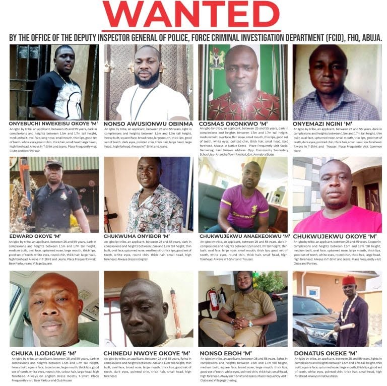 Police Declare 12 Wanted Over Killings In Isu-Aniocha, Anambra