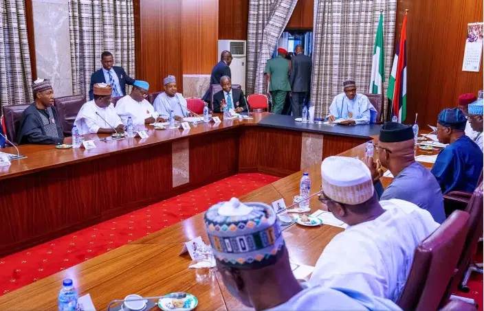 2023: Buhari Meets APC Governors, NASS Leadership