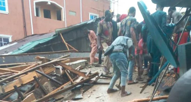 BREAKING: Again,  One Dies As Building Collapses In Lagos