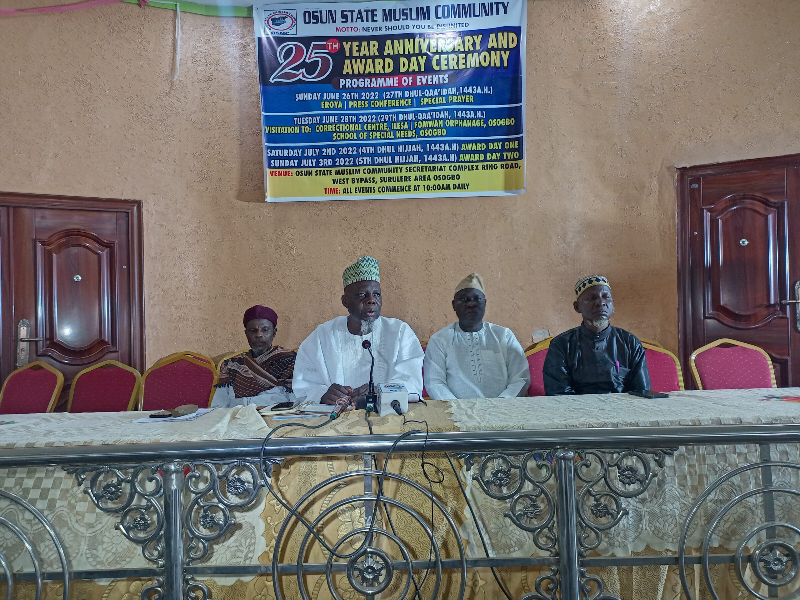 Gov’ship Poll: Osun Muslim Community Seeks Peaceful Election