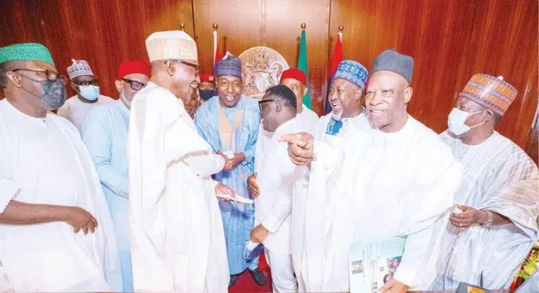 Running Mate: Buhari Meets APC Governors In Abuja