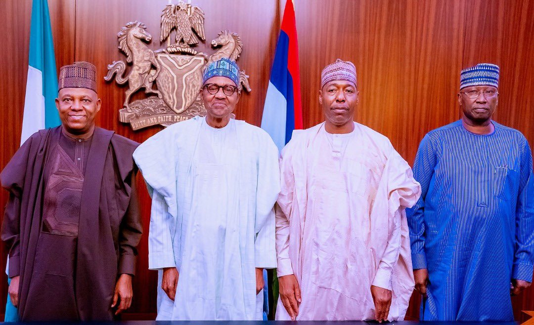 2023:  Buhari Meets Tinubu, Shettima, Others In State House