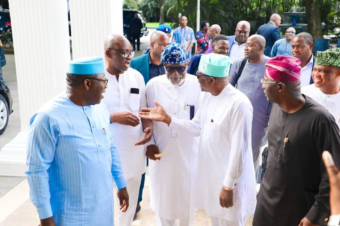 2023: Three APC Governors Hold Close Door Meeting With Wike