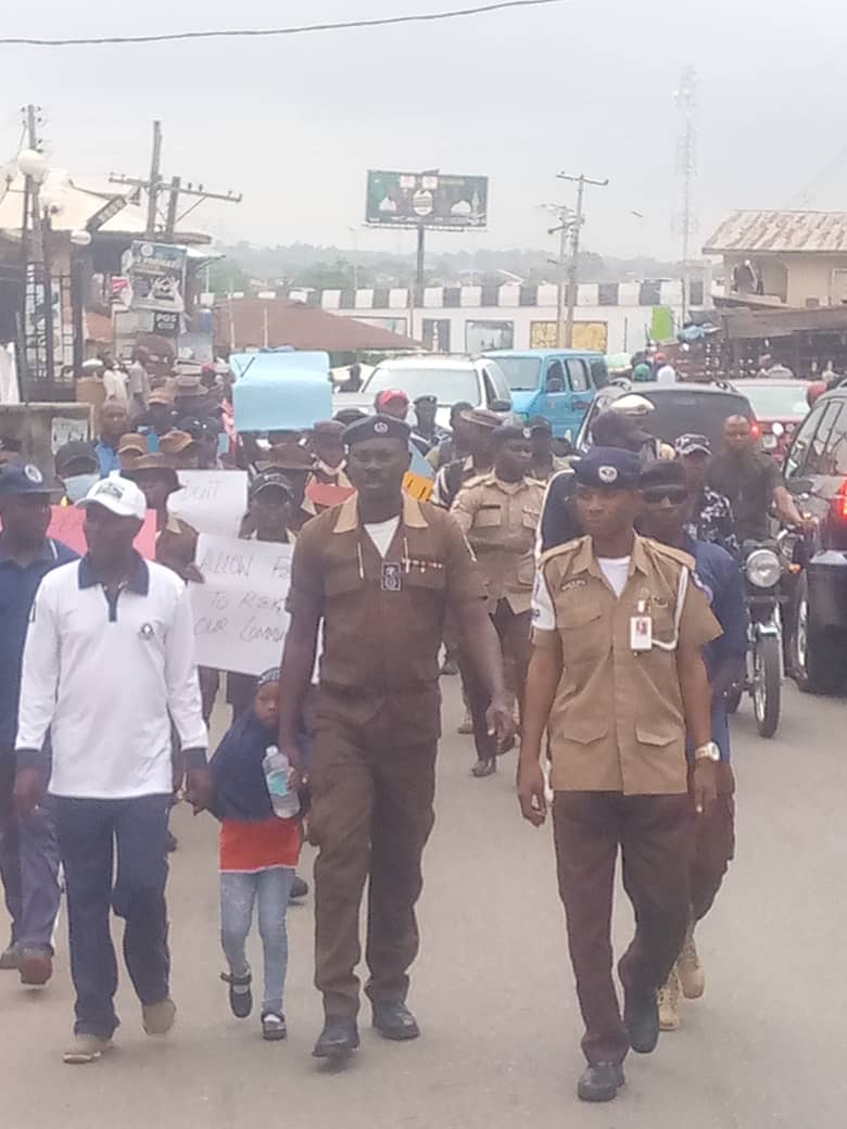 July 16: Man O’ War Stages ‘Walk For Peace” In Osogbo