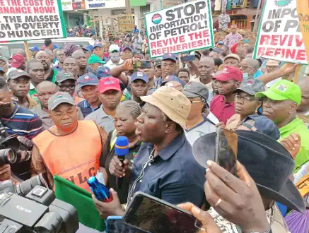 Strike: NLC ASUU, Commence  Solidarity Protest In Lagos