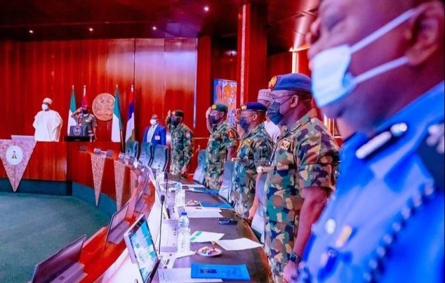 Buhari Presides Over Security Council  Meeting