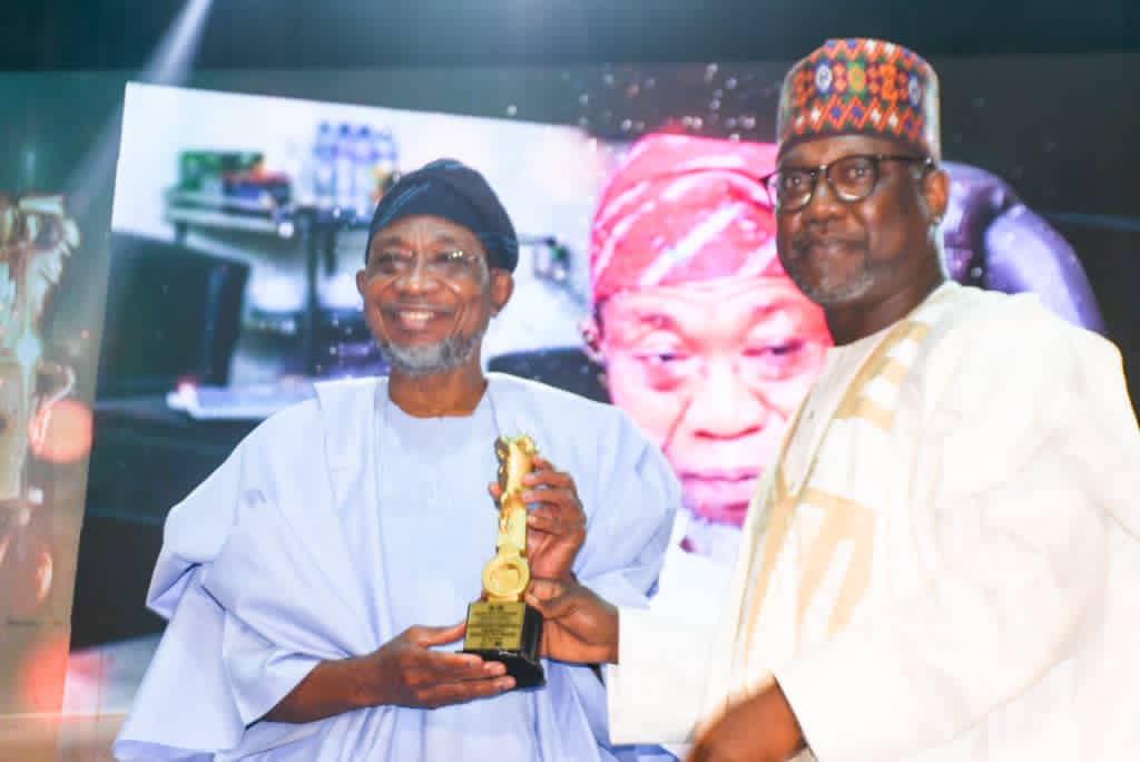 PHOTONEWS: Aregbesola Receives Minister Of The Year Award