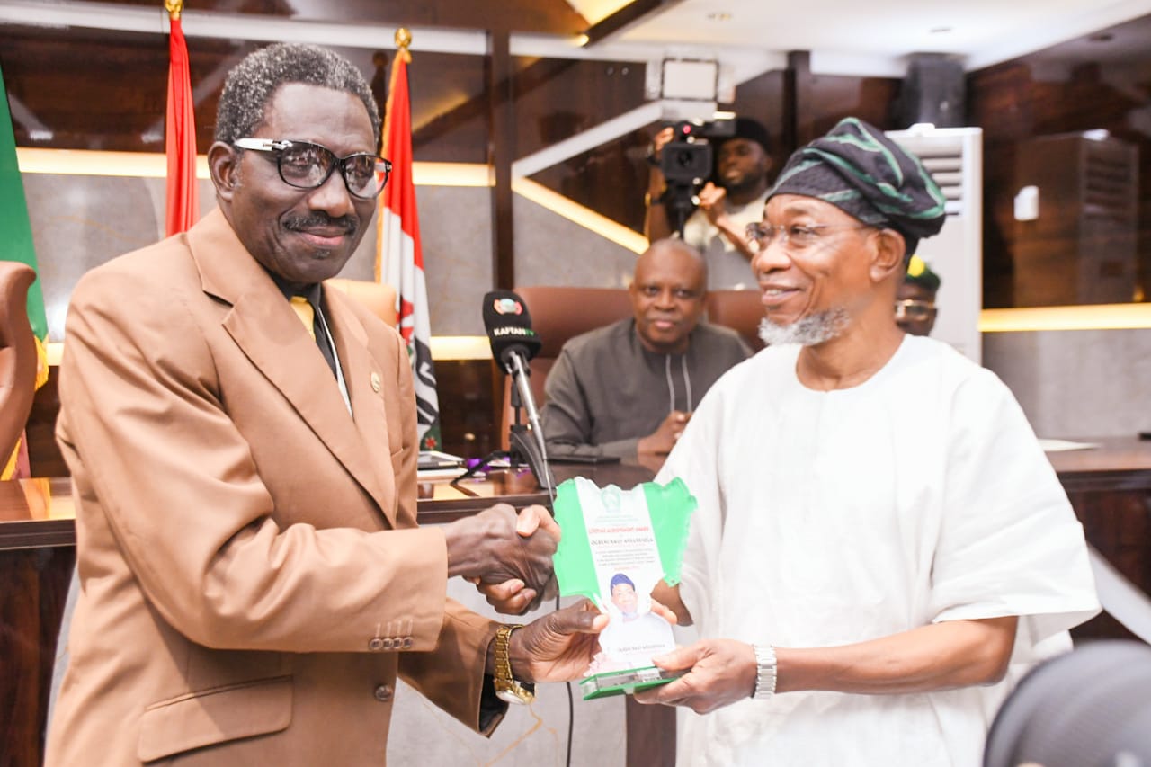Aregbesola Receives Life Time Achievement Awards From NAPTAN