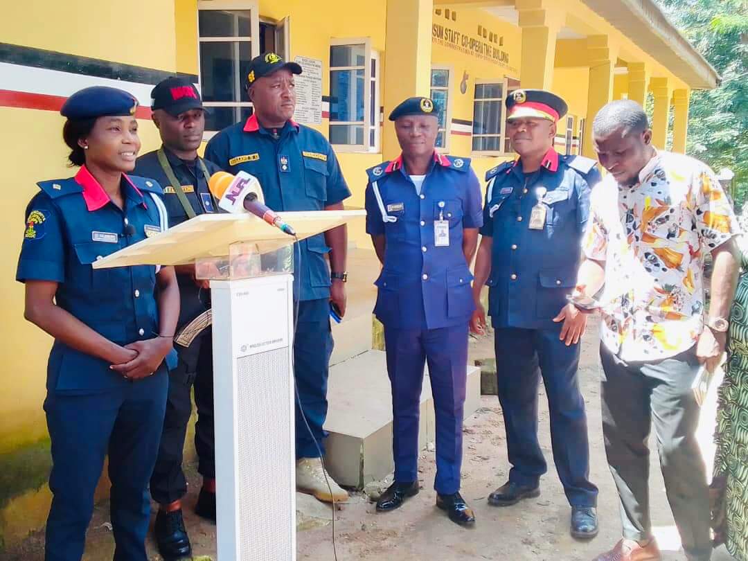 NSCDC Parades Plumber For Stealing In Osun