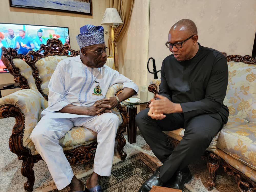 2023: Again, Peter Obi Meets With Obasanjo