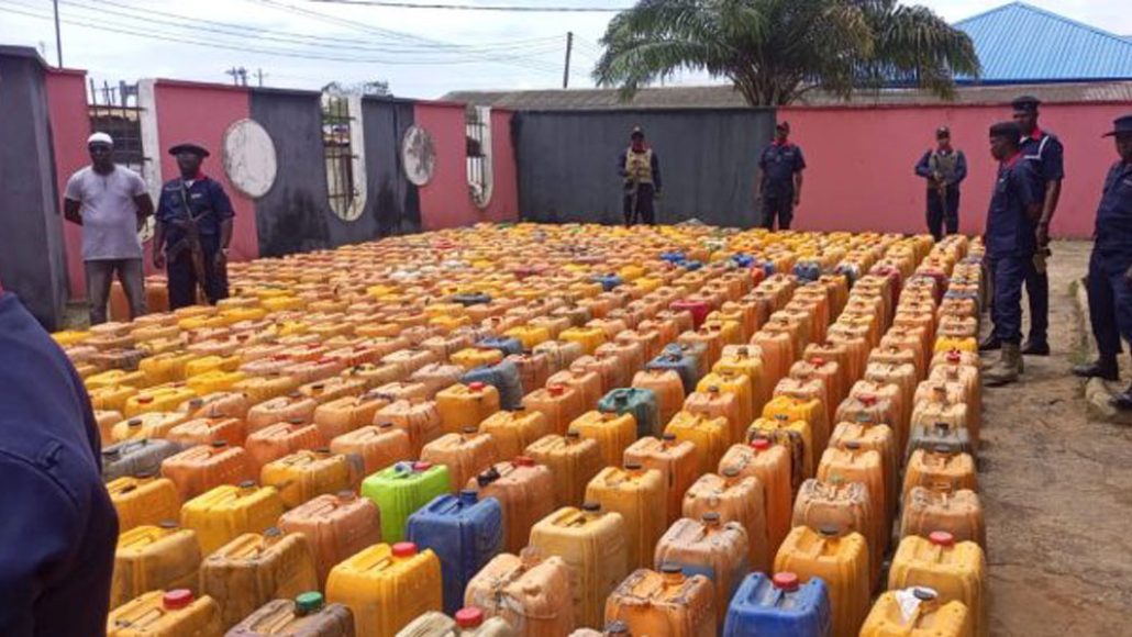NSCDC Recovers 21,600 Litres Of Petrol From Pipeline Vandals In Lagos