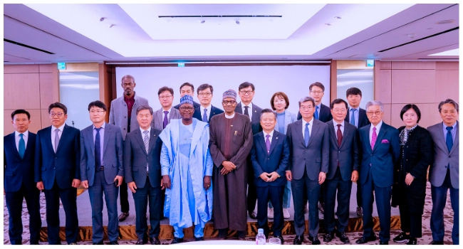 Buhari Seeks Expanded Trade Relations Beyond Gas Exports To South Korea