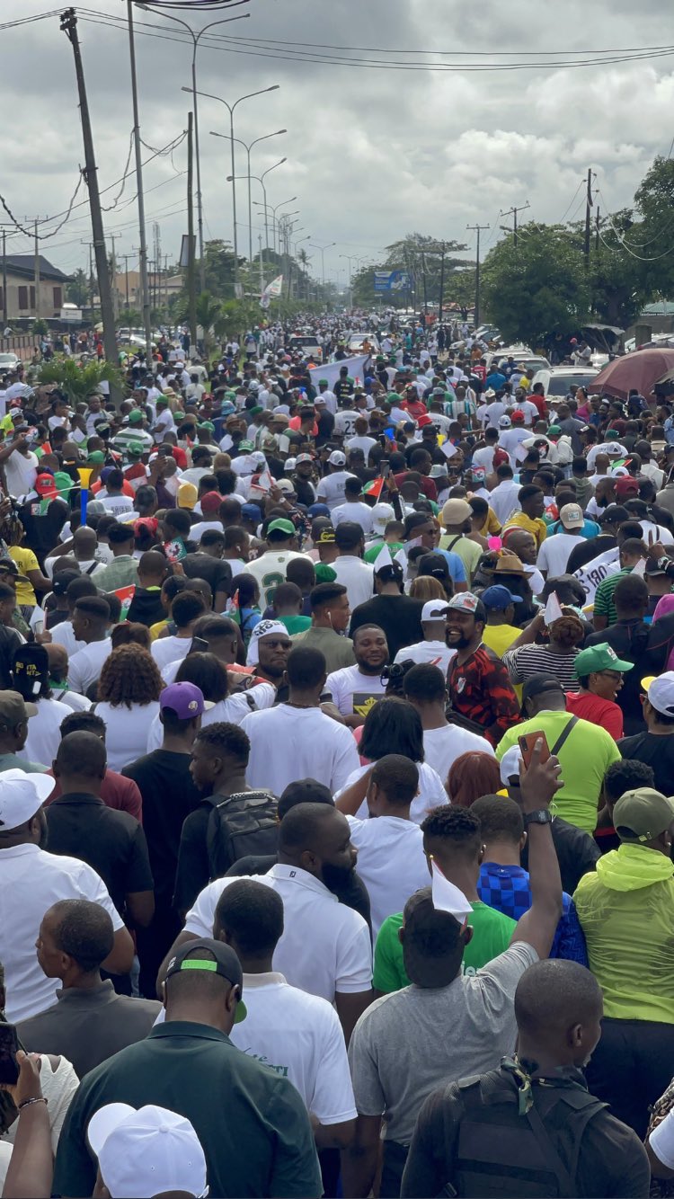 Independence Day: Peter Obi Supporters Lockdown Lagos