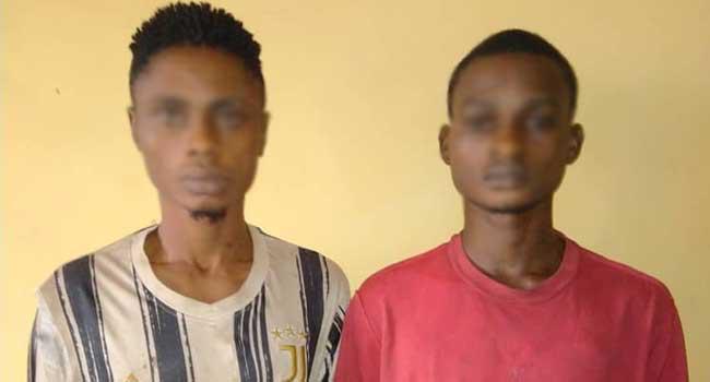 Police Arrest Two Suspected ‘Yahoo Boys’ For Allegedly Killing A Man For Ritual In Ogun