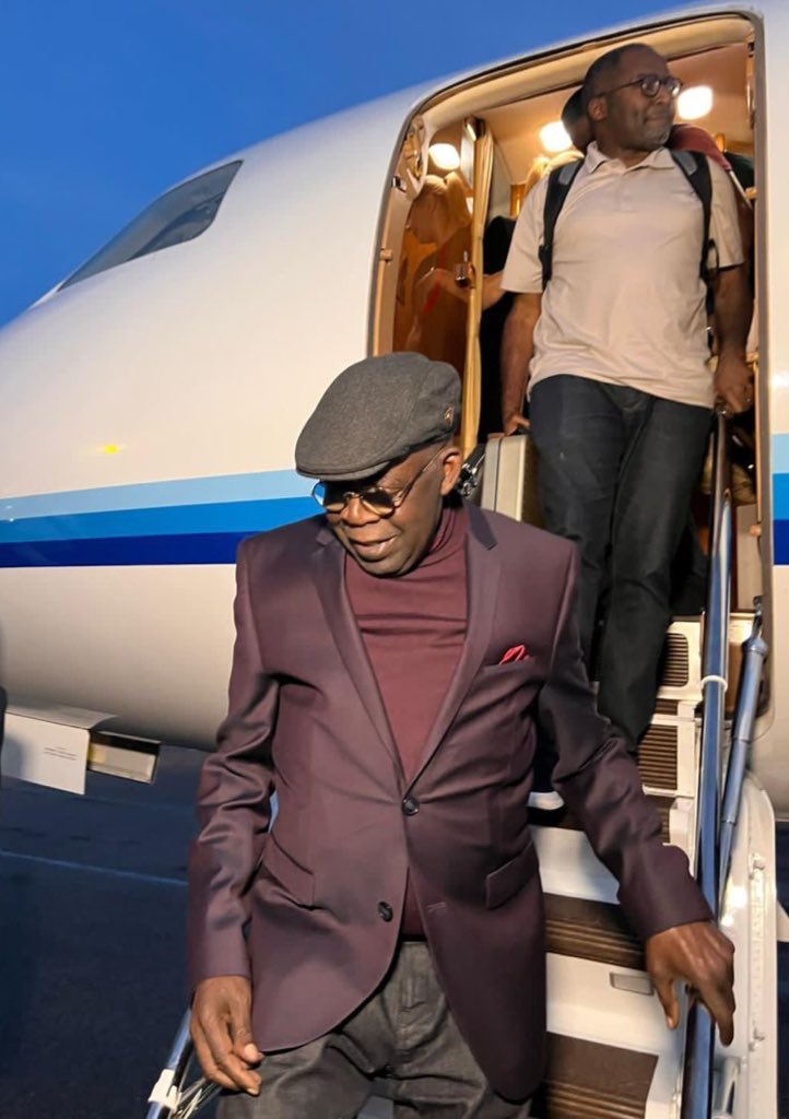 Tinubu Arrives Nigeria After London Trip