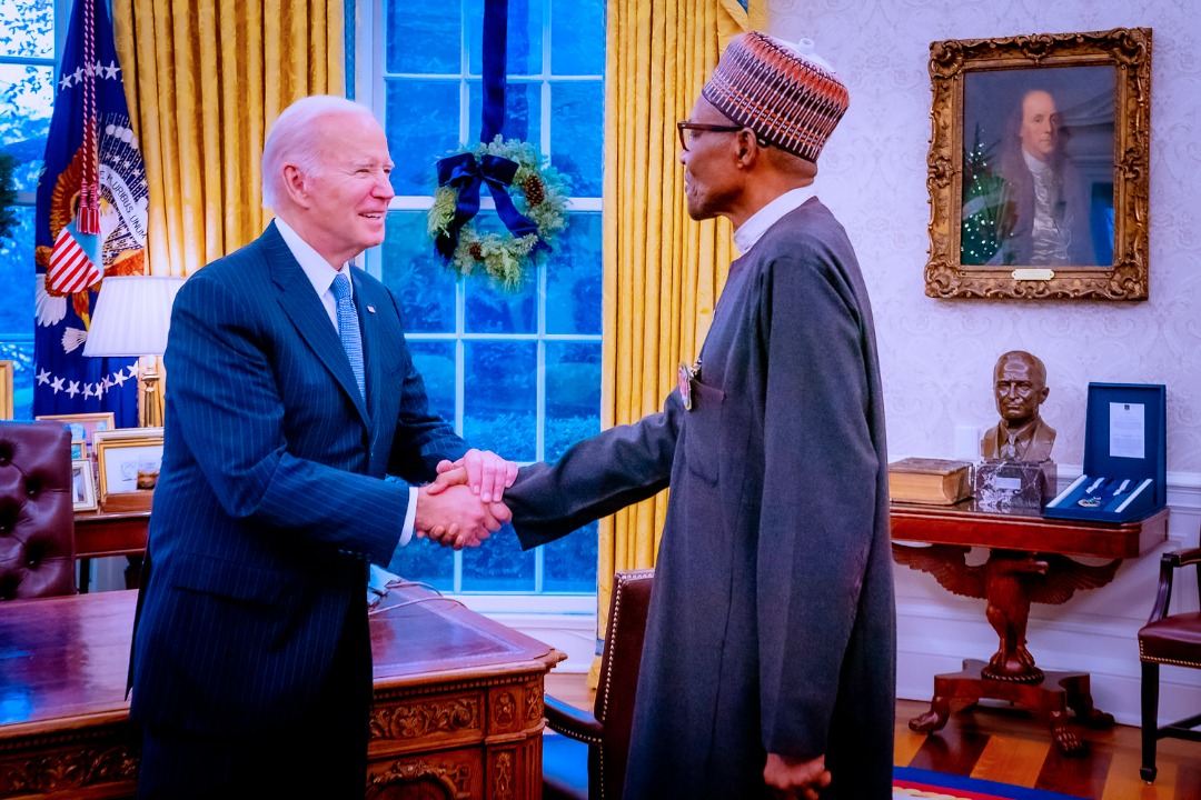 Buhari Holds Meeting With US President, Joe Biden