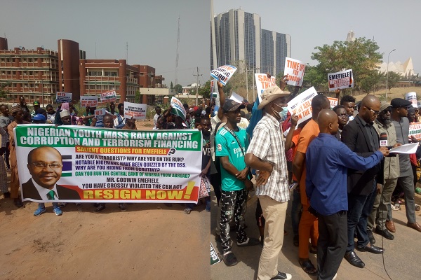 Youths Protest At CBN Headquarters, Call For Resignation