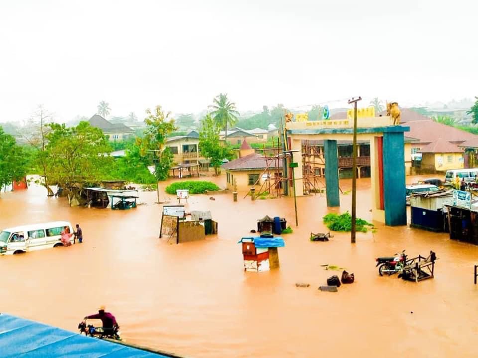 Osun: Massive Flood Hits Ikire, Destroys Properties