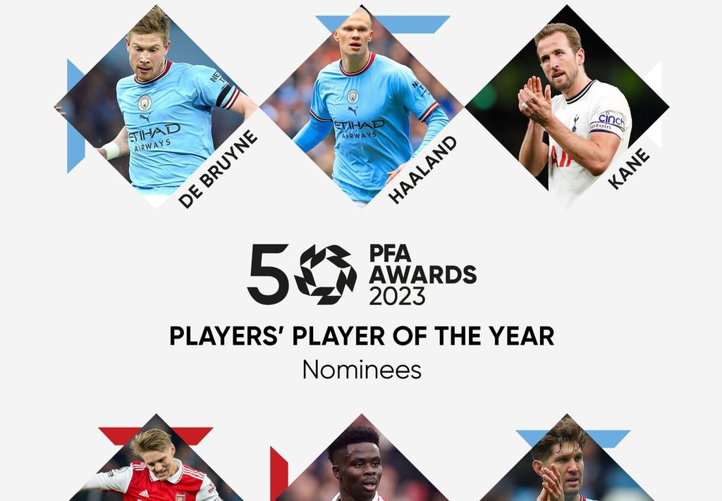 PFA Awards: Man City, Arsenal Players Dominate List