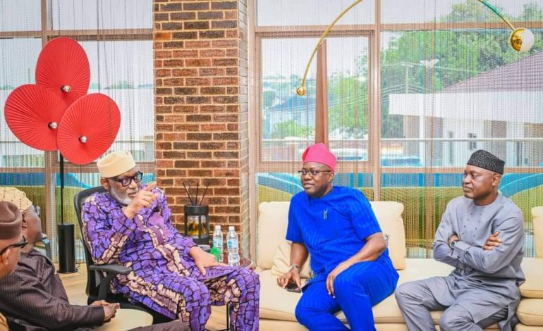 Adeleke Absent As South-West Governors Visit Akeredolu 