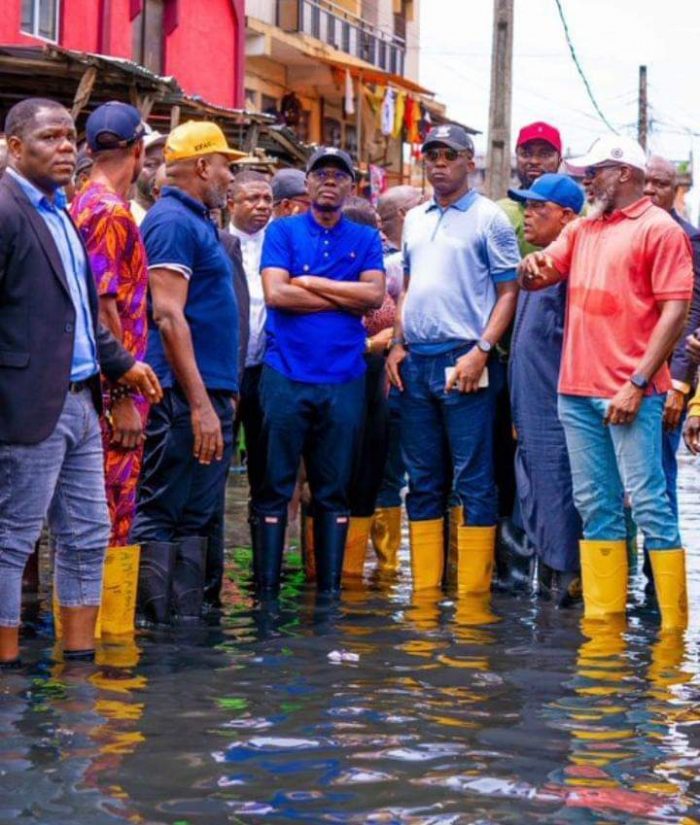 Flooding: Sanwo-Olu Orders Demolition Of Illegal Structures