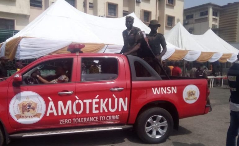 Amotekun Operative Allegedly Hits Policemen with Charms During Novelty Match In Ogun