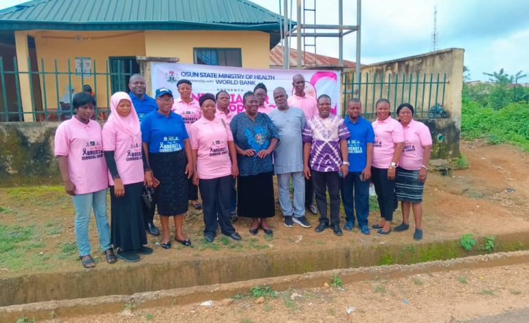 Breast/Cervical Cancer: Osun Govt, World Bank Examine 300 Rural Women