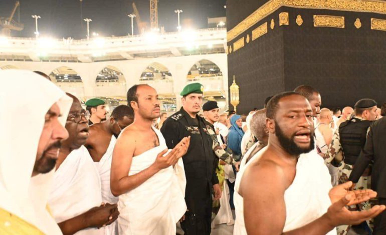 PHOTONEWS: Tinubu Performs Lesser Hajj, Prays For Nigeria