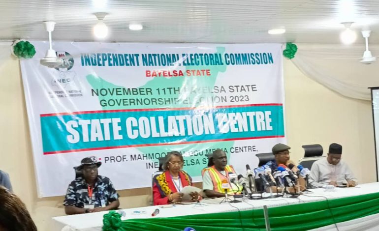 Bayelsa Guber: INEC Postpones Collation Of Results