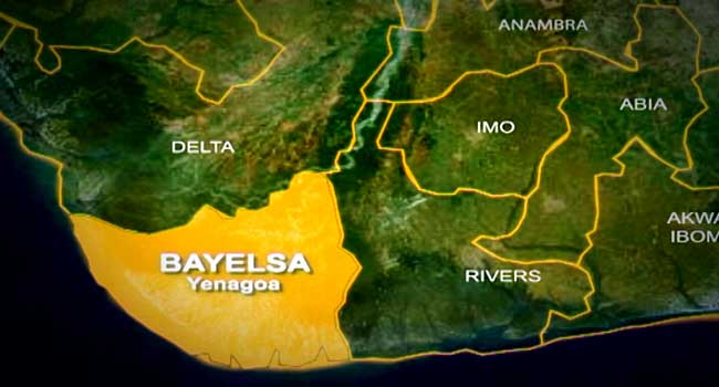 BayelsaDecides: Protesters Storm INEC Over Alleged Manipulated Results 