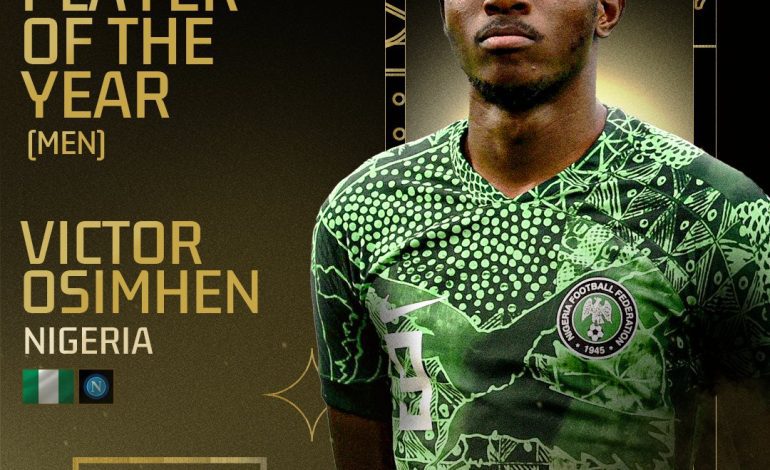CAF Awards: Nigeria Dominates As Osimhen, Oshoala Win Best Player Awards
