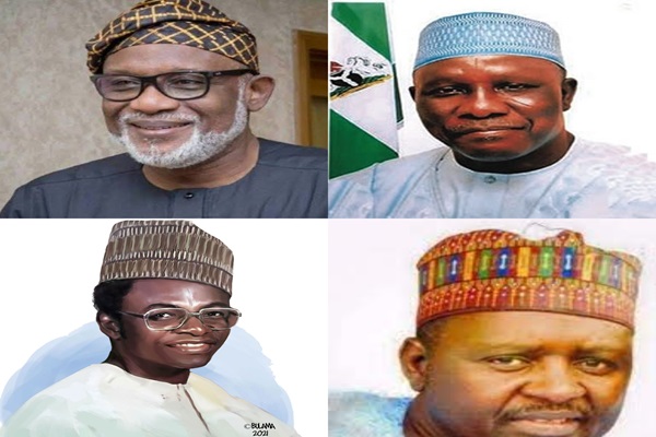 Akeredolu’s Death: See List Of All Nigerian Governors Who Died While In Office