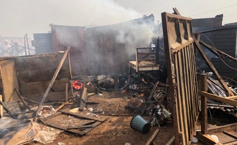 Goods, Vehicles Destroyed As Gas Explosion Razes Lagos Market