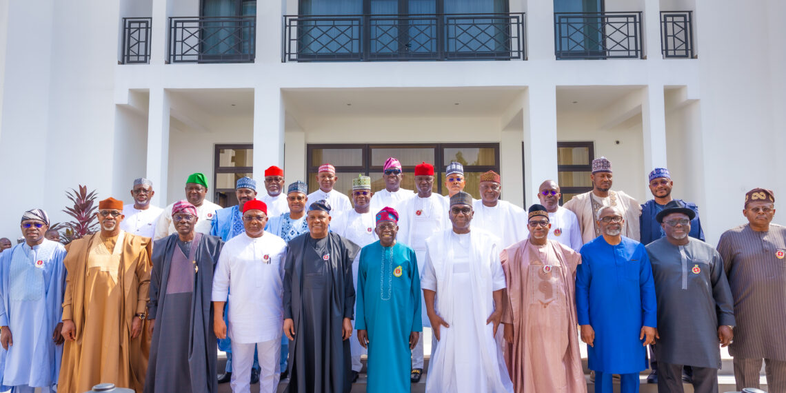We Have Shared Responsibility To Ensure Nigeria’s Peace, Stability – Tinubu To State Governors