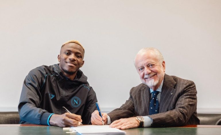 Osimhen Signs New Contract With Napoli