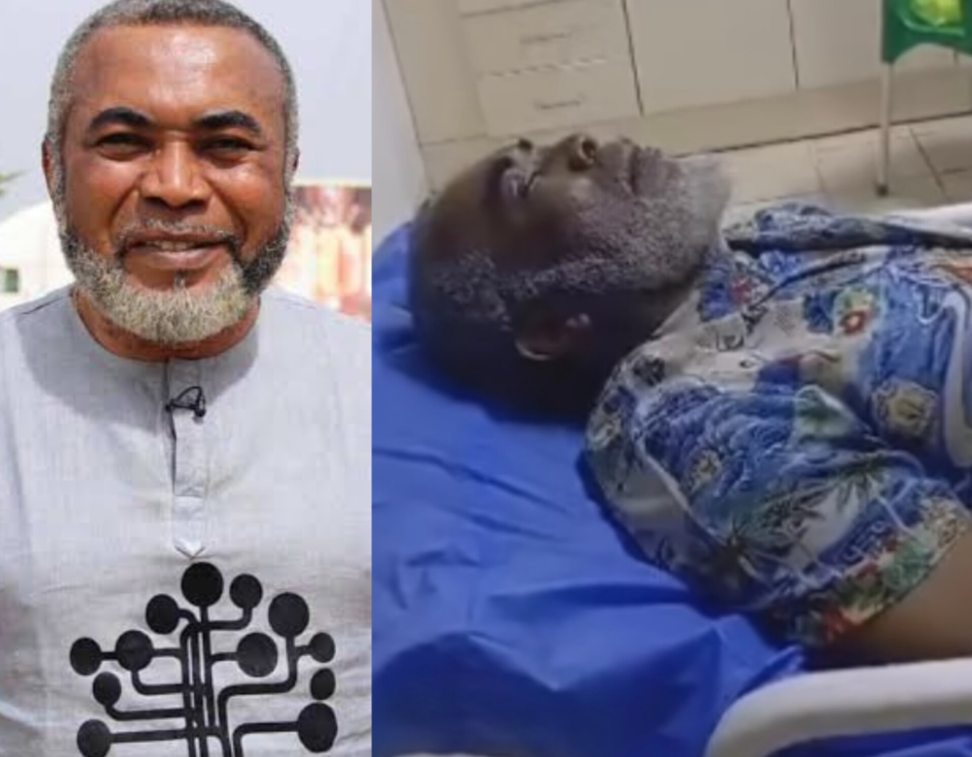 Actor Zack Orji In Critical Condition After Slumping Inside Toilet (Video)