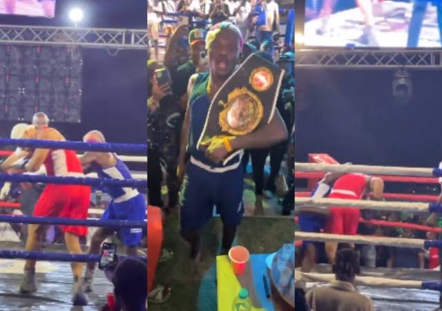 Portable Defeats Charles Okocha, Wins Celebrity Boxing Fight