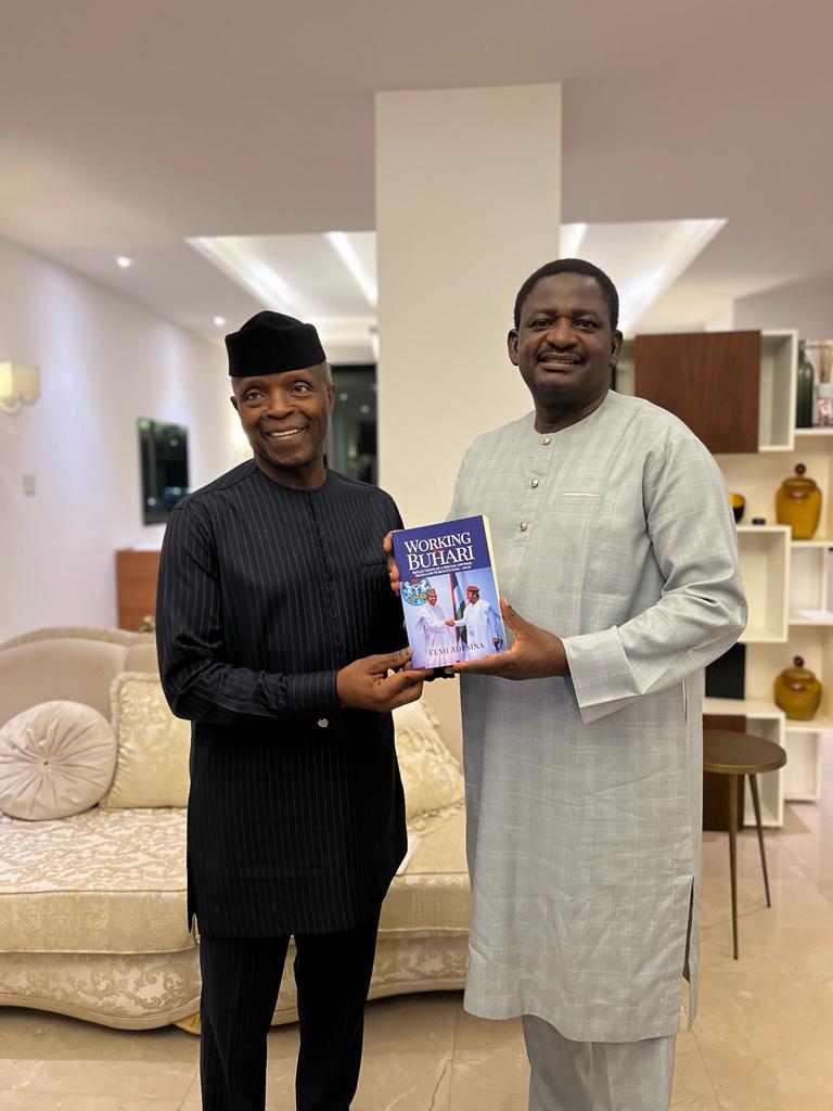 Osinbajo Commends Femi Adesina On Book About Buhari’s Administration