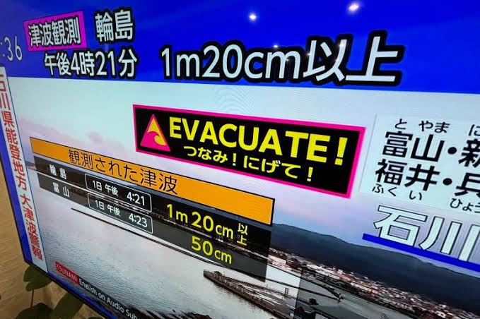 Tsunami Looms As Earthquake Strikes Japan